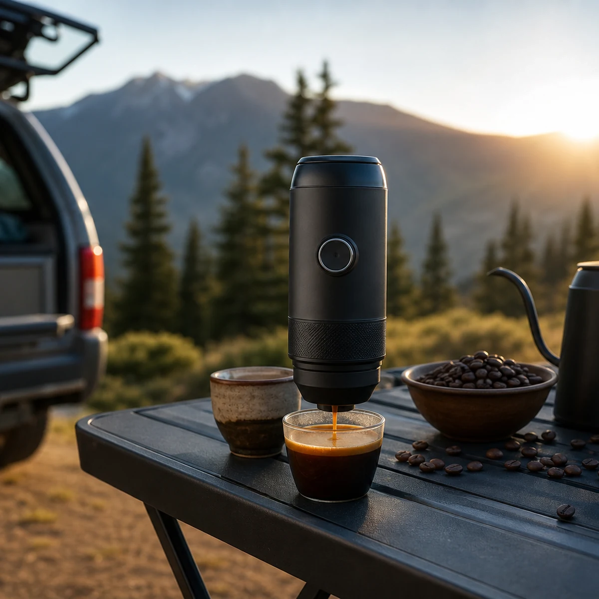 portable coffee gear Mino Traveler Gift Set