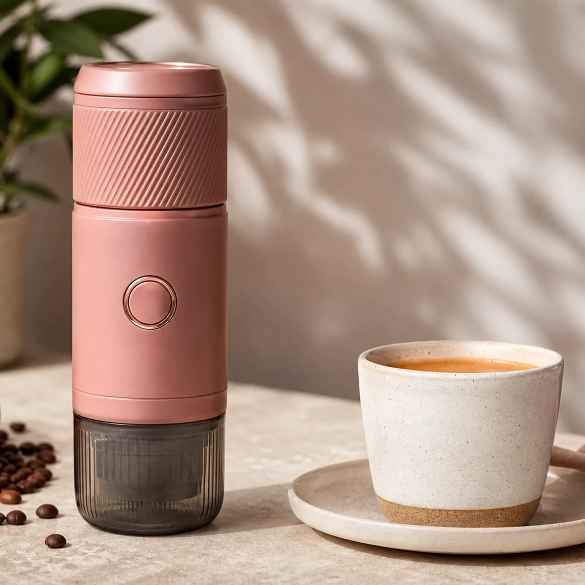 Mino Portable Espresso Machine (Rose Clay) X BCRF